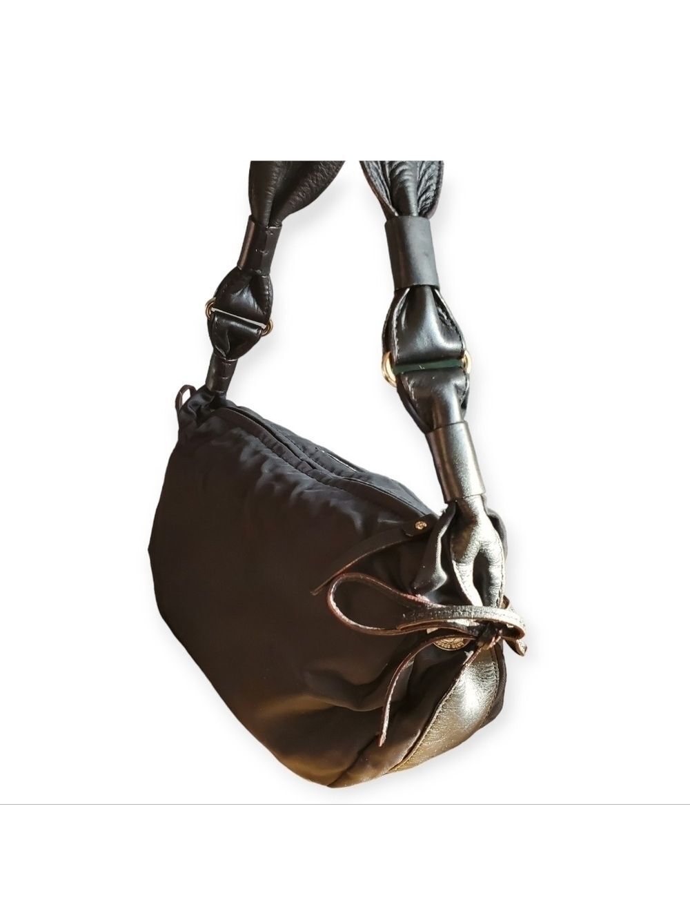 Kate Spade black small hobo bag